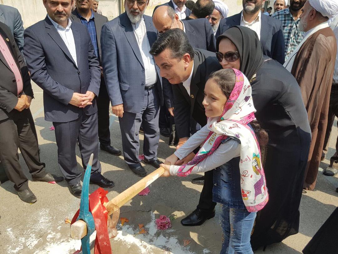 ساخت دبستان١٢ كلاسه تمام هوشمند شهيد اكبرپور در شهرستان رودسر